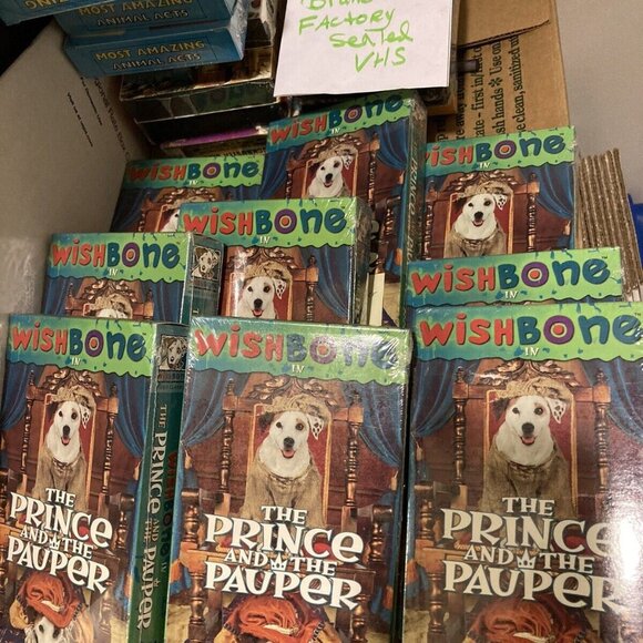 Wishbone In The Prince And The Pauper VHS 1997 BRAND NEW & FACTORY Sealed - Picture 1 of 1